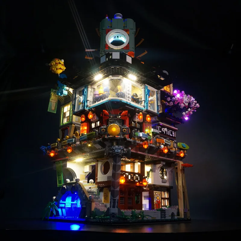 Lego Set City - Tidak Ada Lampu Blok Bangunan untuk