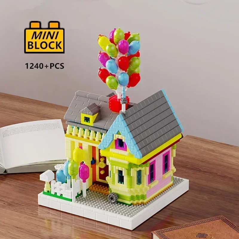 Building Block Mini - Balon Mikro-Mini-Block Fly House Friends Streetview