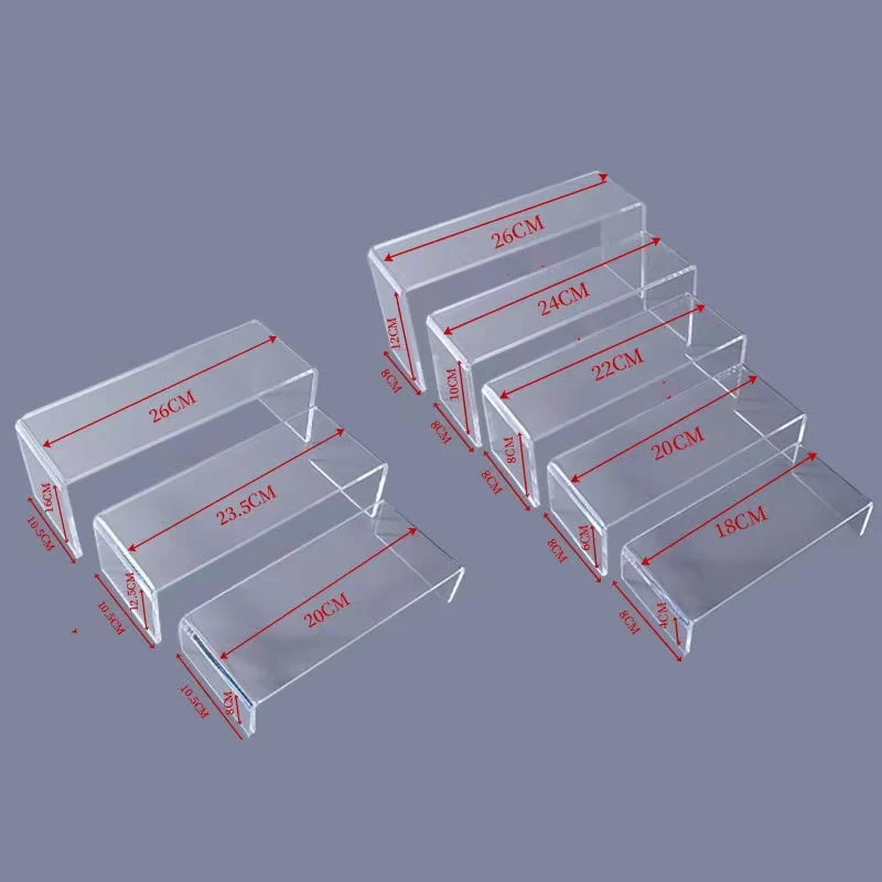 Pop Display Shelf - Tampilan Akrilik Riser untuk Action Figure