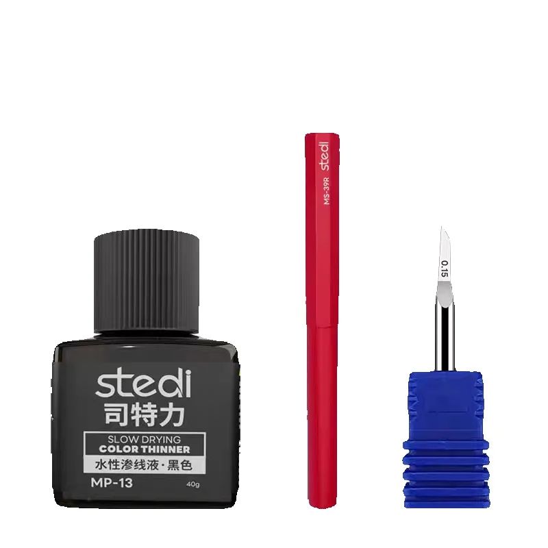 Tamiya Model Paint Set - 40G Stedi Panel Line Cat Neon