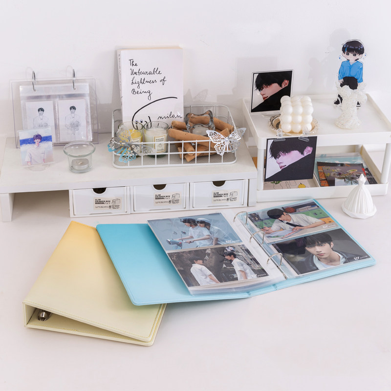 Pokemon Binder Card - Binder Kartu Gradasi Macaron A5 Besar,