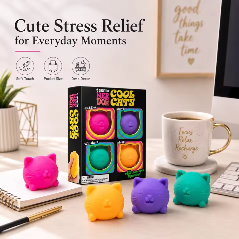 Trending Needoh Mini 4 Pack Se - Fidget Cube Original ulasan dan harga
