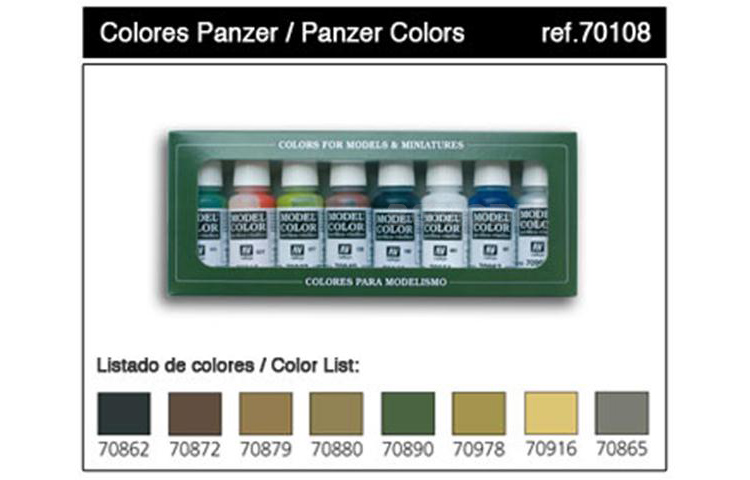 Vallejo AV 70108 armor tangki  - Tamiya Model Paint Set ulasan dan harga