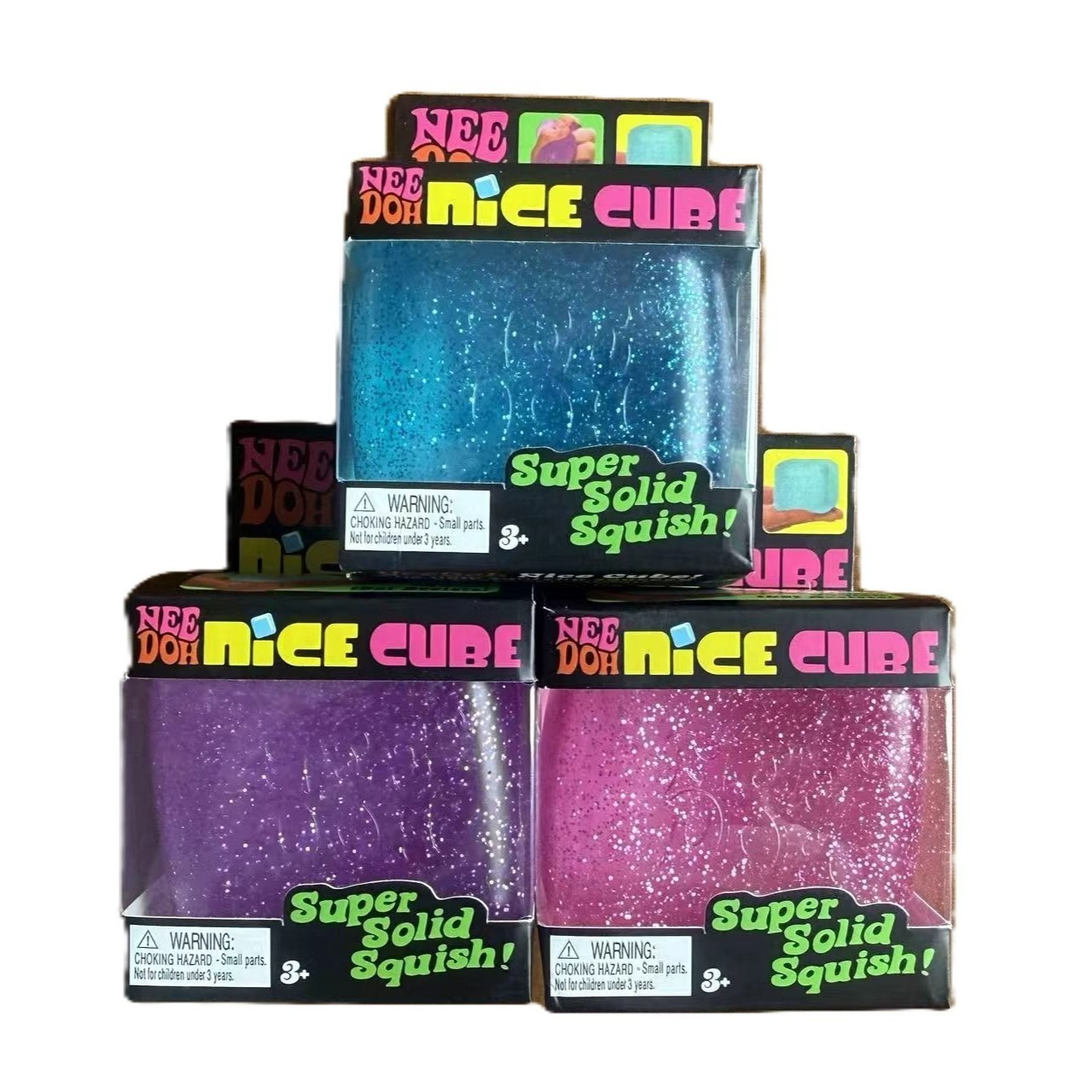 Schylling Nee Doh Glitter Cube - Fidget Cube Original ulasan dan harga