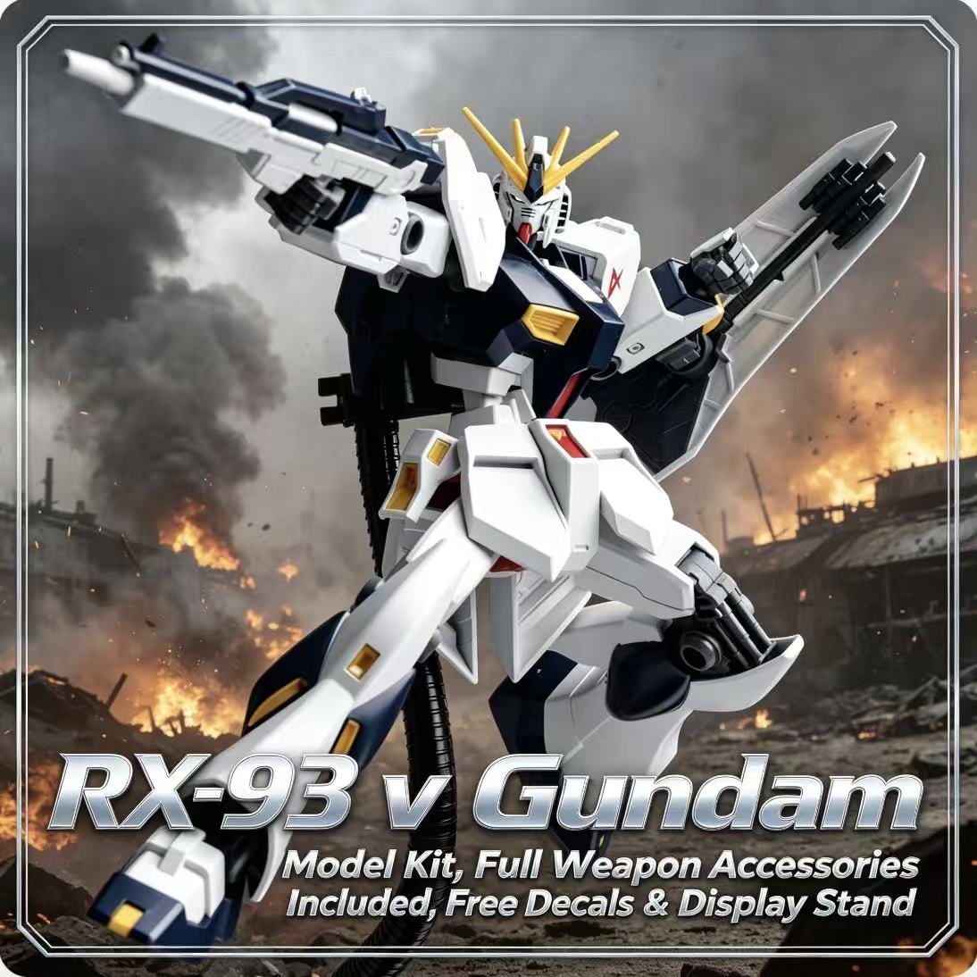 93HG 1/144 ENTRY GRADE RX-93 V - Bandai Model Gundam Hg ulasan dan harga