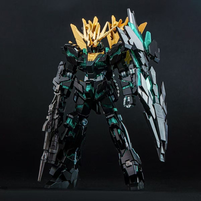 HG 1/144 RX-0 Unicorn Banshee  - Bandai Model Gundam Hg ulasan dan harga