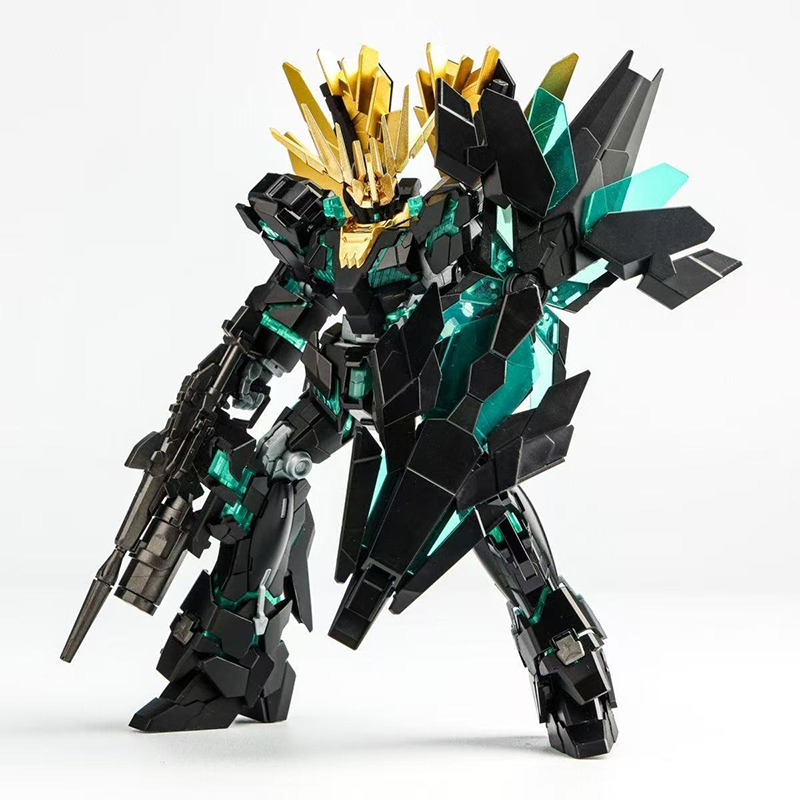 HG 1/144 RX-0 Unicorn Banshee  - Bandai Model Gundam Hg ulasan dan harga